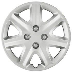 B890215s Cci Wheel Covers Hubcaps New Set Of 4 Silver Painted 15 Inch For 2003-2005 Honda Civic