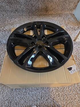 Cciws-ds7z1007q-17gb-10s Cci Set Of 4 Gloss Black 17 Inch Impostor Wheel Skins For 15-19 Ford Fusion Rim Covers