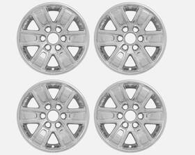 Imp391x Cci Set/4 Chrome 17 Inch Alloy Wheel Skins Hub Caps Rim Covers 2014-17 Gmc Sierra 1500