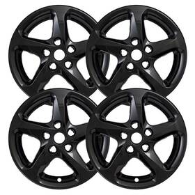 Imp394blk Cci Set Of 4 Gloss Black 16 Inch Impostor Wheel Skins For 16-18 Chevy Malibu Rim Covers