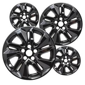 Imp-455blk Cci Imp455blk Fits 2018-2020 Honda Accord Lx 17 Inch Gloss Black Wheel Skins # Set/4