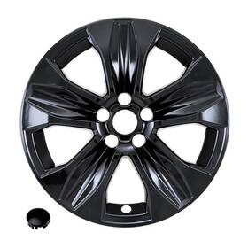 525blk Cci Iwcimp/525blk 18 Inch Wheel Skin Compatible With 2020-2025 Toyota Highlander Xle Gloss Black