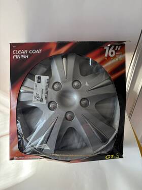Centiva 077341968016 Gt-5 16 Inch Wheel Covers Clear Coat Finish