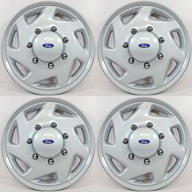 80-306-s Cf Enterprises Ford E150 E250 E350 Econoline Van 16 Inch Replacement Hubcaps # Logo Set