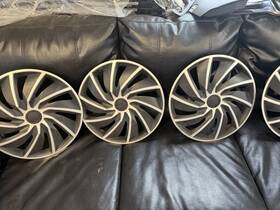 Chas17553801s Chas 16 Inch Set Of 4 Black&silver Snap On Full Hub Caps Wheel Covers Fits R16