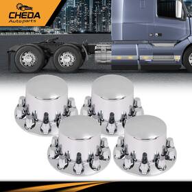 Gpl268 Cheda Rear Wheel Axle Hub Cover Kit Semi Abs 33mm Nut Covers Plastic Set Of 4