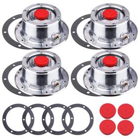 Rlx-hc8070-71-72-4 Cheemuii 343-4009 Trailer Hub Cap 4 Pcs 3434009 Aluminum Hubcaps For Axle With