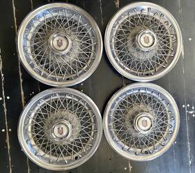 00465078 Chevrolet 1978 1979 1980 Chevy Monte Carlo 14 Inch Wire Hubcaps Wheel Covers Hub Cap El Camino