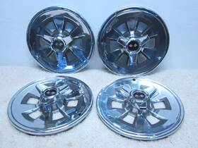 2fl-18 Chevrolet 129116 1965 Corvette Oem 15 Inch 3-bar Spinner Hubcap / Wheel Cover Set #2fl-18