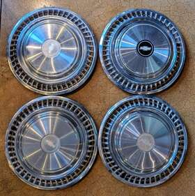 14054905 Chevrolet 1975-1991 Pickup 3129a 15 Inch Hubcap Wheel Cover / Set Of 4