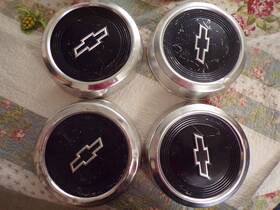 Chevrolet 1983-90 S10 Gently Used Set Chevy 10 1/2 Inch Dia. Dog Dish Hub Caps Decent/set/4