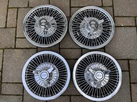 3834904 Chevrolet 1964-1966 Impala Wire/ Spoke Hubcaps/wheel Covers 14 Inch - Set Of 4
