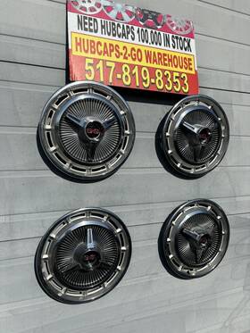A-3964523 Chevrolet 3871174/a-3964523 #3018 1965-69 Impala Chevyss Chevy11 Nova Camaro 14 Inch Spinner Set 4 Rare Nice