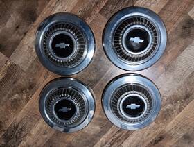 427l88 Chevrolet 1966 Chevy Chevelle L79 Dog Dish Hubcap Set Of 4