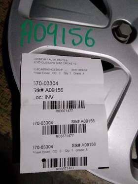 570-03304 Chevrolet Wheel Cover Hubcap Fits 16-18 Spark 3371477