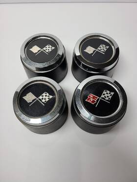 71680 Chevrolet Corvette Wheel Hub Center Cap Covers 1970s Set Of 4 Chevy