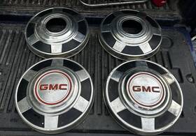 Chevrolet 73-87 3/4 4x4 Gmc Ton Squarebody 12 Inch Dog Dish Hub Cap Set Of 4