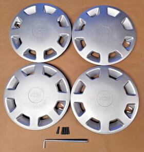 94844539 Chevrolet Set Of 4 New Nos 1985-1988 Chevy Nova Grey Hubcap Wheel Cover
