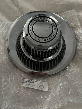 L00020 Chevrolet New Hub Cap Rally Wheel 1968-88 Chevelle/el Camino/monte Carlo Derby Style