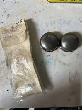 Uf-07 Chevrolet 1957 Chevy Grease Caps 1937-1960 Except 55. 53-77 Corvette. 38-61 1/2 Ton