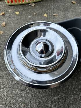 1734182 Chrysler One Clean 1957 Windsor/saratoga 14 Inch Hubcap Wheel Cover