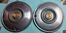 2781616 Chrysler Pair 1966 14 Inch Hubcaps Wheel Covers Newport 2