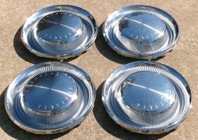 3580178 Chrysler Set Of 4 Genuine Newport T&c 15 Inch Rwd Hubcaps Wheel Covers 1974 1978 Oem