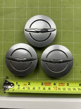 Ilb74trmab Chrysler 2011-2023 200 300 Satin Oem Center Caps 64mm 2.50 Inch Lot Of 3 Used. U10