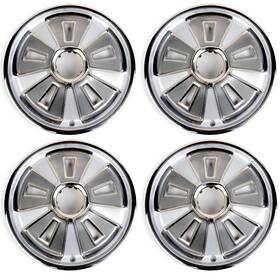 Fm-bh016 Cj Classics Standard Wheel Covers Four 14 Inch Without Center Caps Mustang 1966