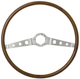 Sw070 Classic Industries 1964-66 Chevrolet Full Size Steering Wheel 2 Spoke Walnut