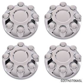 Cnnella0111601 Cnnella-69 Fit For 03-13 Dodge Ram 2500 3500 4pcs 17 Inch Wheel Hub Center Caps Chrome 8 Lug