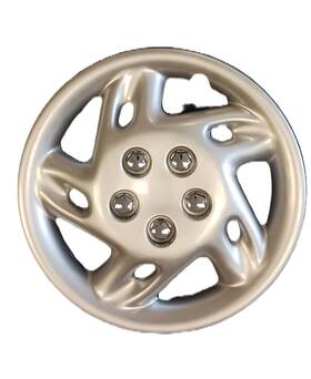 90s14 Coast To International 14 Inch Silver Directional Hubcaps