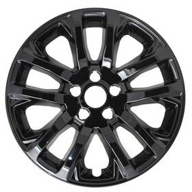 Imp457blka Coast To International New Wheel Covers 17 Inch Black Abs 4 Pcs Set. Fits Jeep Cherokee Latitude 2019-2022