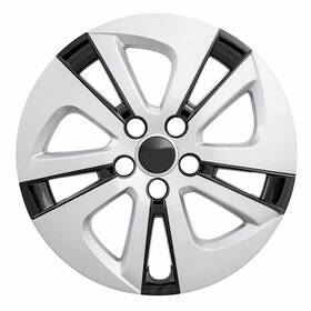Iwc51615sb Coast To International Cci Wheel Cover 15 Inch 5 Spoke Silver Black Set Of 4