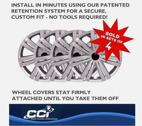Iwc54716s Coast To International Iwc547/16s C2c 16 Inch Silver Wheel Covers Fits 2015-2017 Volkswagen Jetta S -