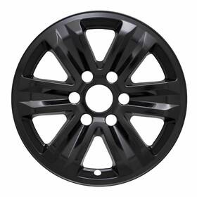 Iwcimp387blk Coast To International Cci Wheel Cover 17 Inch 6 Spoke Gloss Black Set Of 4
