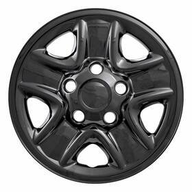 Iwcimp77blk Coast To International Cci Wheel Cover 18 Inch 5 Spoke Gloss Black Set Of 4