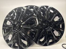 Iwc51216blk Coast To Set Of 3 Only 16 Inch Wheel Cover 5 Split Spoke Gloss Black