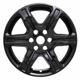Iwcimp395blk Coast To 17 Inch 6 Spoke Gloss Black Set Of 4 Not Steel Wheel
