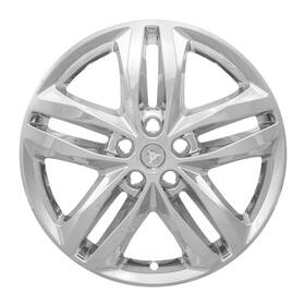 Iwcimp415x Coast To Wheel Cover - 19 Inch 5 Double Spoke Chrome Plate Plastic Set Of