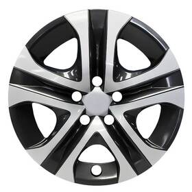 Iwc51817sb Coast2coast Cci - 5-spoke Silver/black Wheel Hub Caps