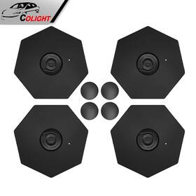 Jg-tsl-lgg-sb-4pc Colight 4pcs 7.5ftft Inch Cybertruck Wheel Cover Center Hubcap Fit For