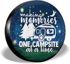 378328123 Cozipink Making Memories One Campsite Starry Sky Camping Spare Tire Cover 17 Color 1