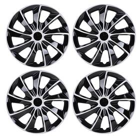 5082-5084 Cpw 13-17 Inch Set Of 4 Wheel Covers Snap On Full Hub Caps Fit R13 R14 R15 R16 R17 Tire