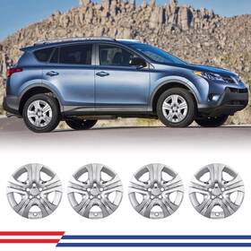 Wj-5107-c-17 Cpw 17 Inch Hubcap Chrome Wheel Covers For 2013-2018 Toyota Rav4 17ftft Rim Steel