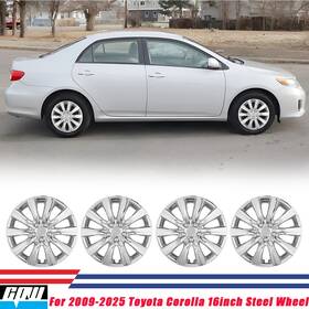 Wj-5109z-c-16 Cpw 16 Inch Hubcap Chrome Wheel Covers For 2009-2025 Toyota Corolla 2009-2014 Matrix