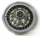 D3sz1130g Ford Oem Tunderbird Wire Wheel Hubcap Cover Chrome