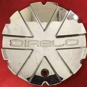 Mcd8090ya01ah Diablo One Used Custom Chrome Wheel Rim Center Cap 4107