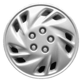570-00484 Dodge 196743137452 14x 10 Slot Refurbished Wheel Cover Painted Silver