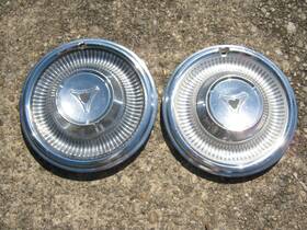 2781534 Dodge Genuine 1965 1966 Dart 13 Inch Hubcaps Wheel Covers